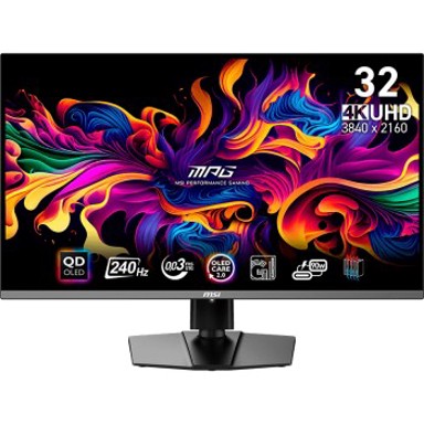 MSI Monitor MPG 321URXDE, QD-OLED, 80 cm (31,5"), 240Hz, Adaptive Sync, QD - DP, 2x HDMI
